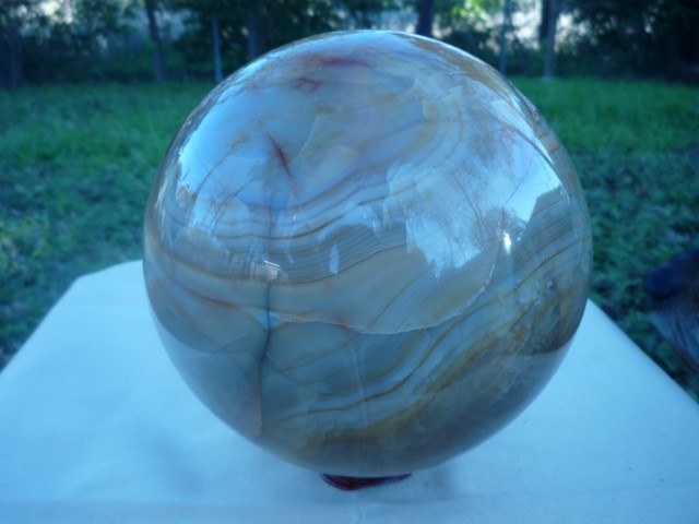 Carnelian Sphere Geode is a powerful sacral chakra stone 4083